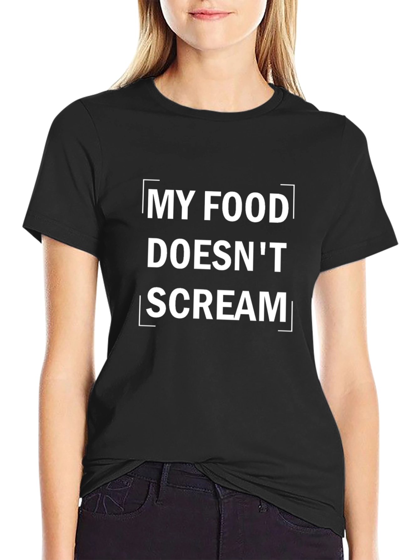 My Food Doesnt Scream Graphic Tee