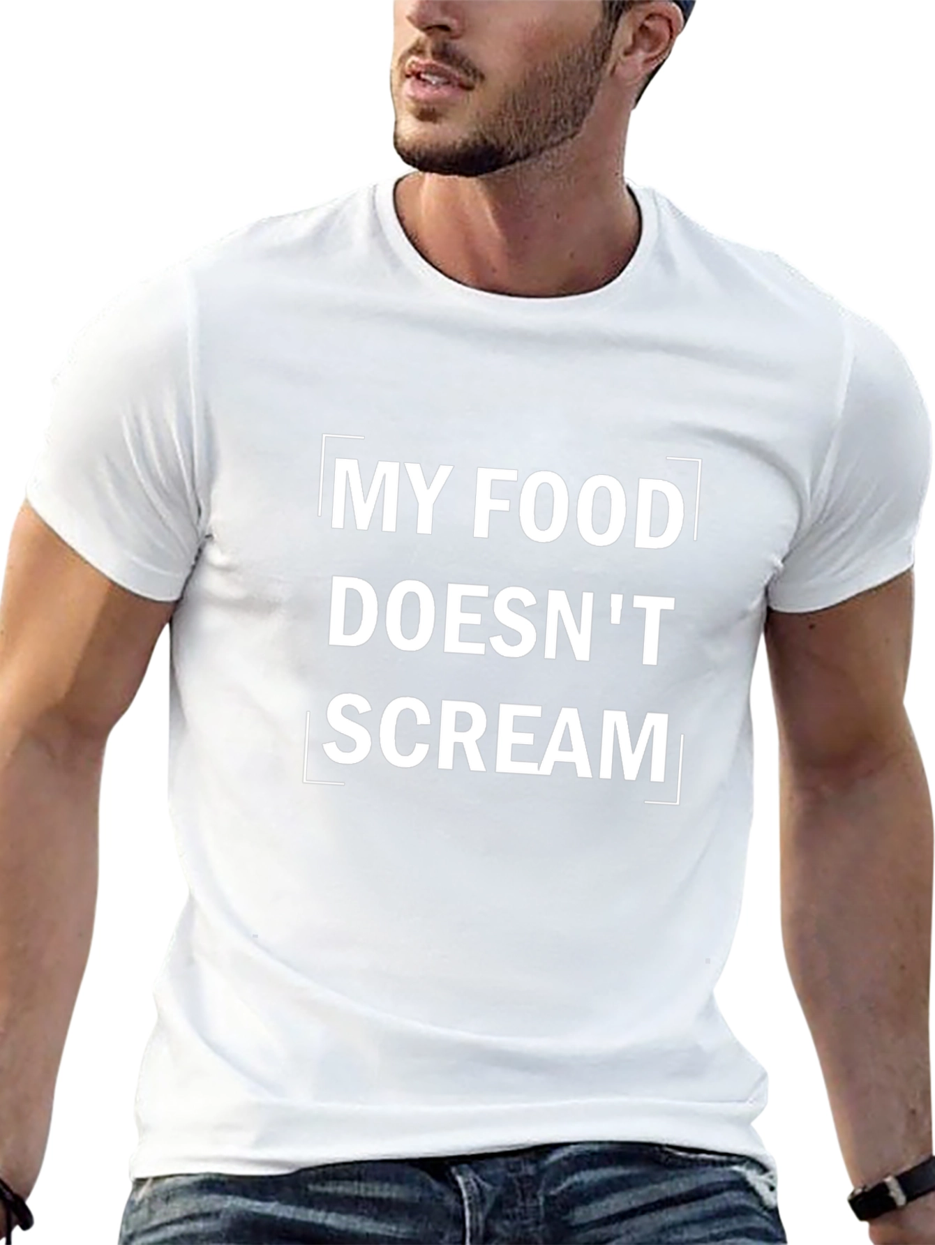 My Food Doesnt Scream Graphic Tee