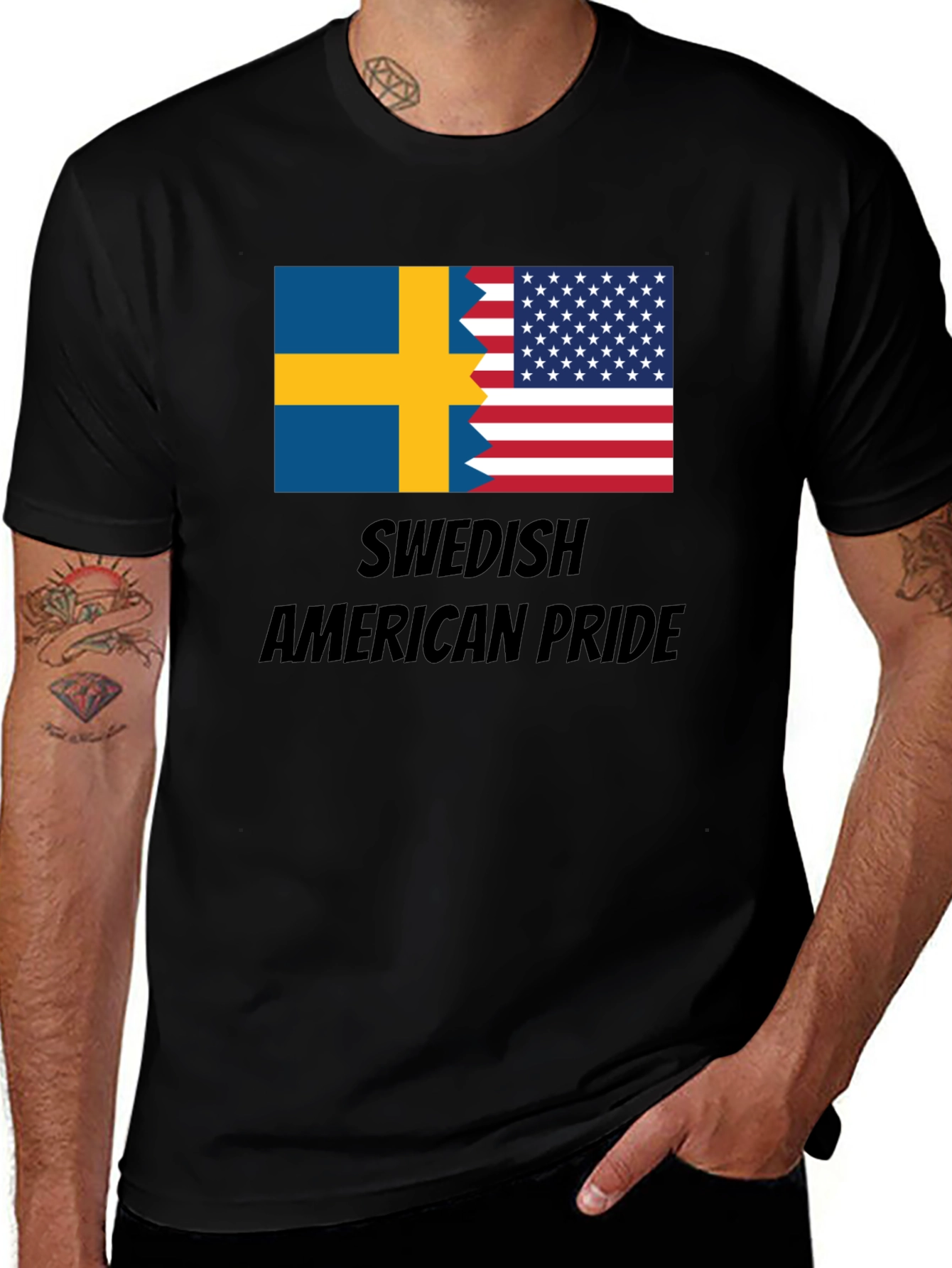 Swedish American Pride T-Shirt