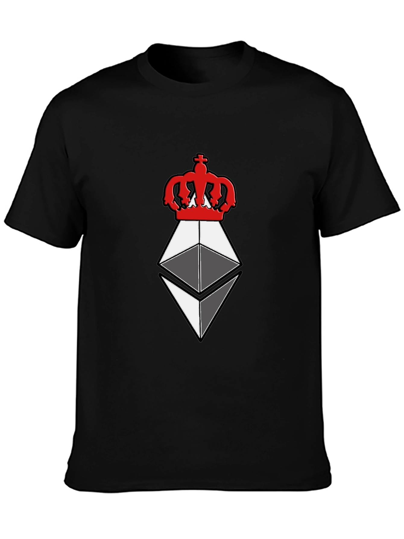 Ethereum King T-Shirt - Crypto Crown Tee