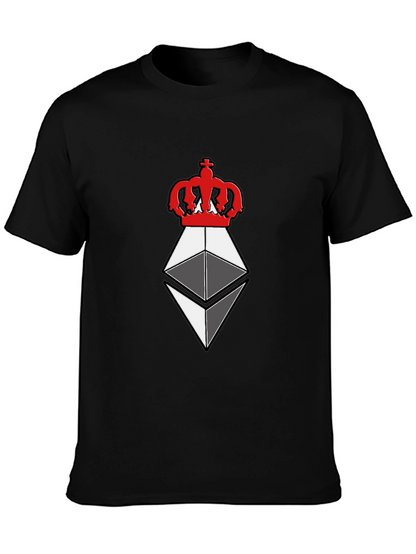 Ethereum King T-Shirt - Crypto Crown Tee