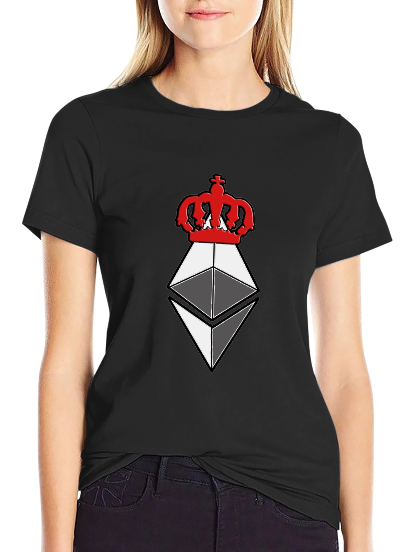 Ethereum King T-Shirt - Crypto Crown Tee