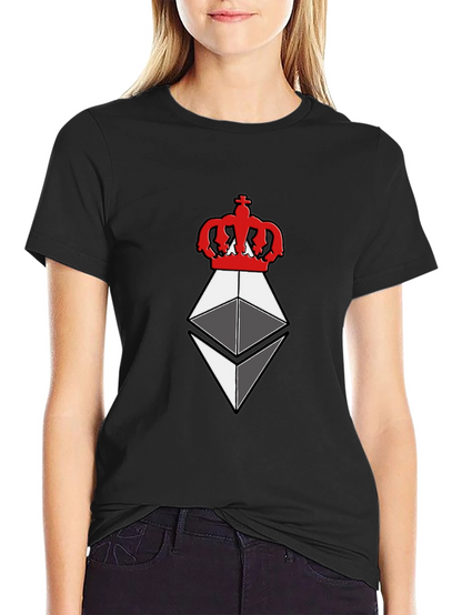 Ethereum King T-Shirt - Crypto Crown Tee