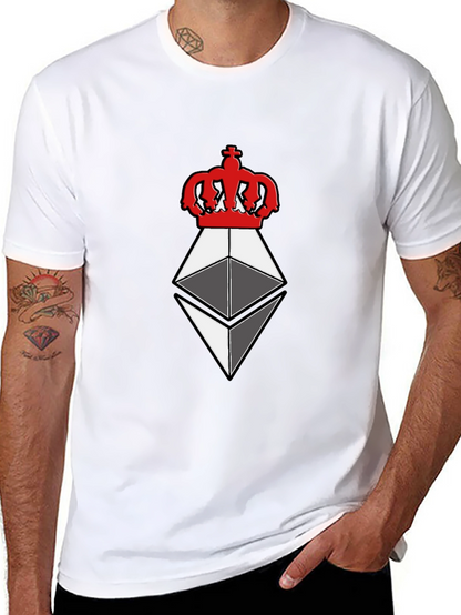 Ethereum King T-Shirt - Crypto Crown Tee