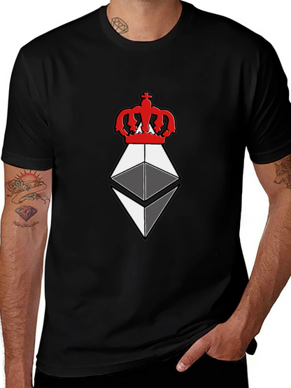 Ethereum King T-Shirt - Crypto Crown Tee