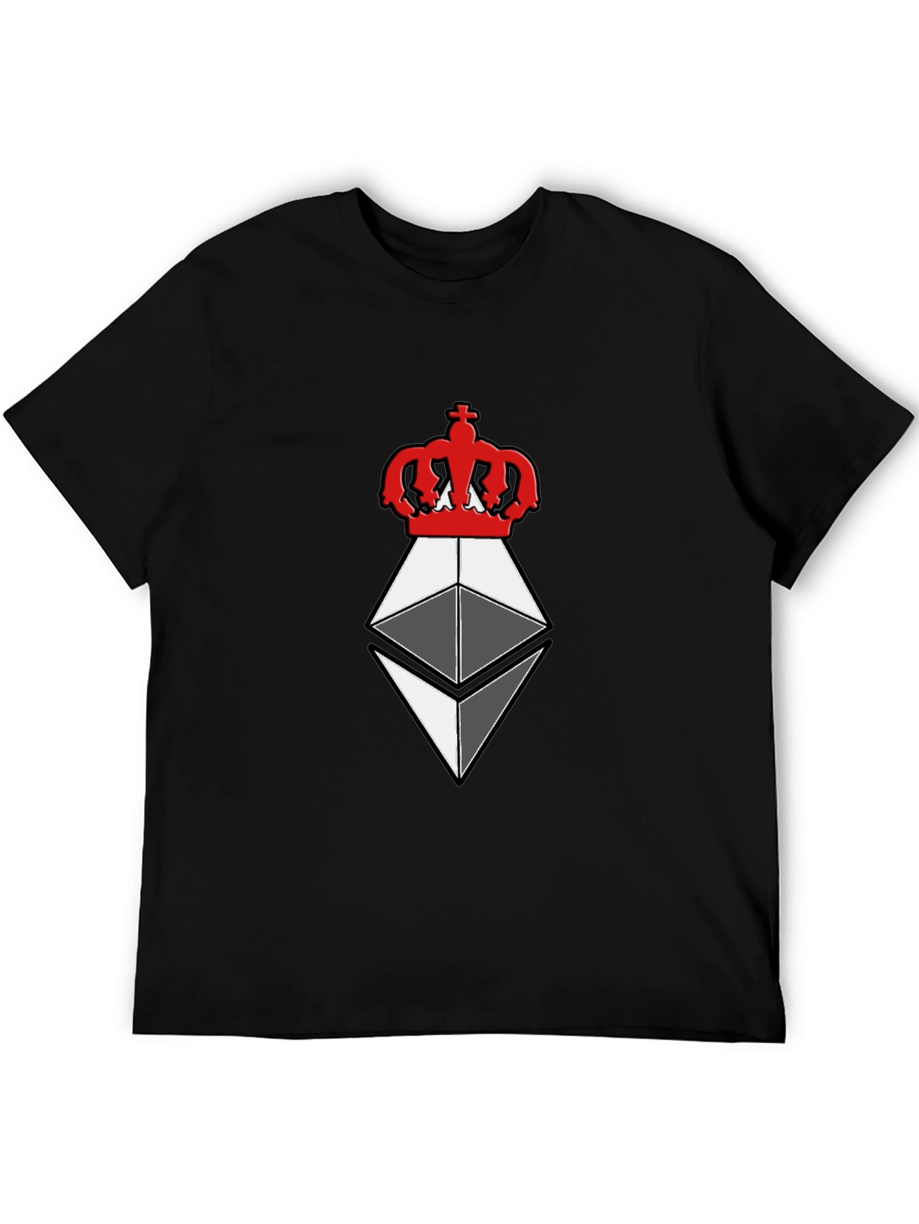 Ethereum King T-Shirt - Crypto Crown Tee