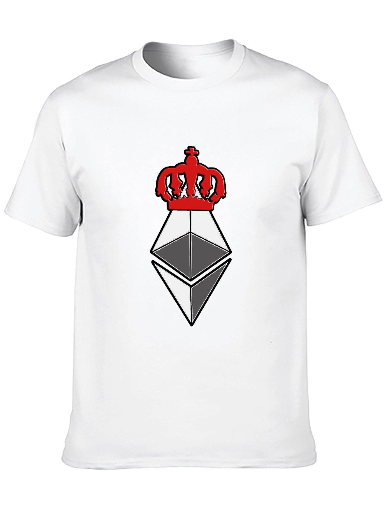 Ethereum King T-Shirt - Crypto Crown Tee