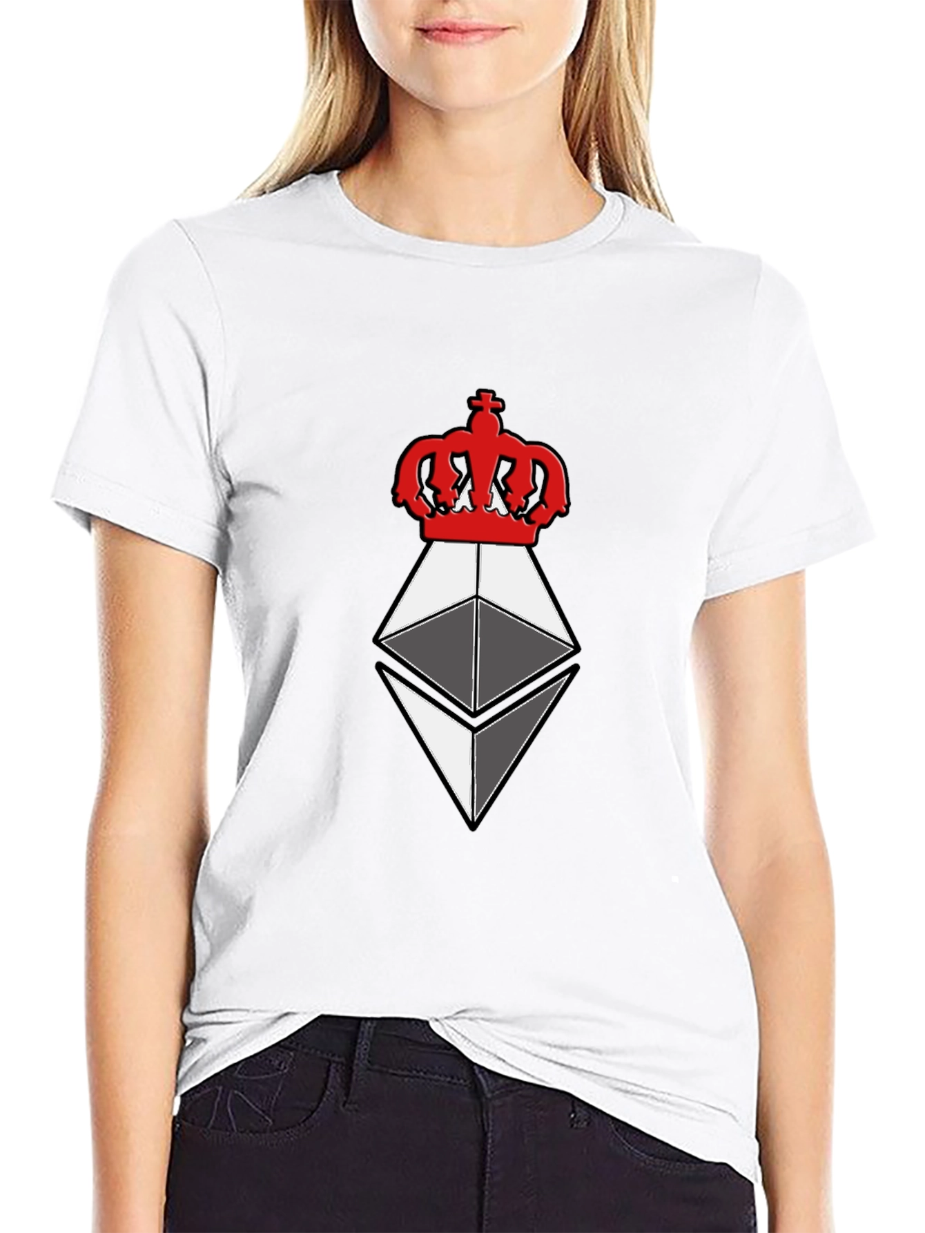 Ethereum King T-Shirt - Crypto Crown Tee