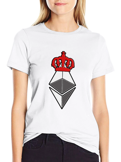 Ethereum King T-Shirt - Crypto Crown Tee