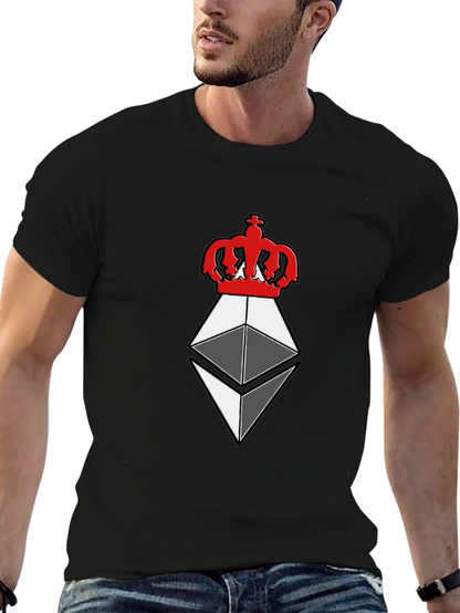 Ethereum King T-Shirt - Crypto Crown Tee
