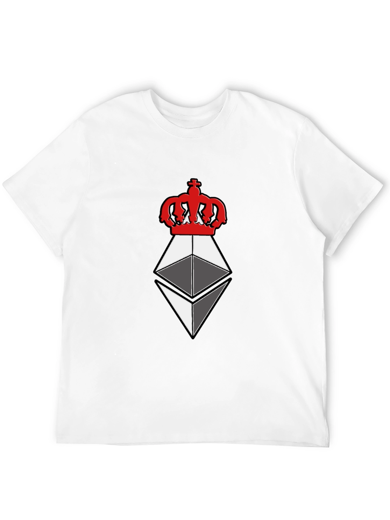 Ethereum King T-Shirt - Crypto Crown Tee