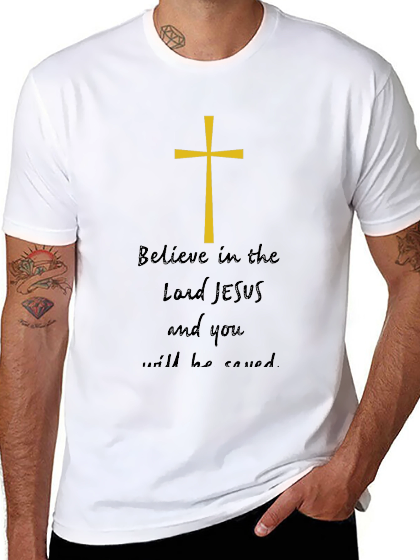 Believe in Lord Jesus Graphic Tee