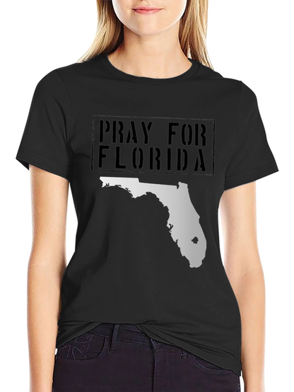 Pray for Florida Black T-Shirt