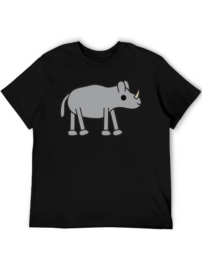 Rhino Graphic Tee - Casual Style