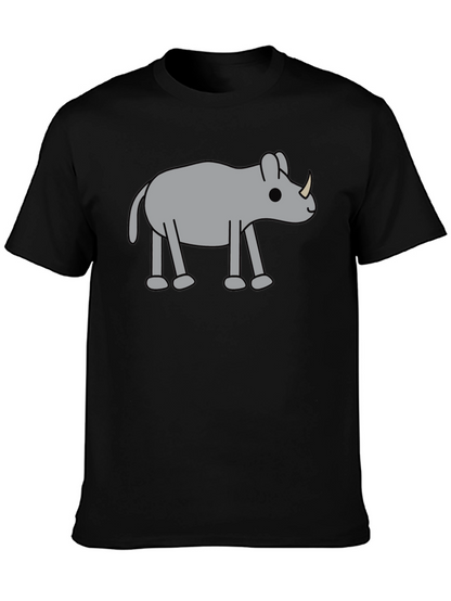 Rhino Graphic Tee - Casual Style