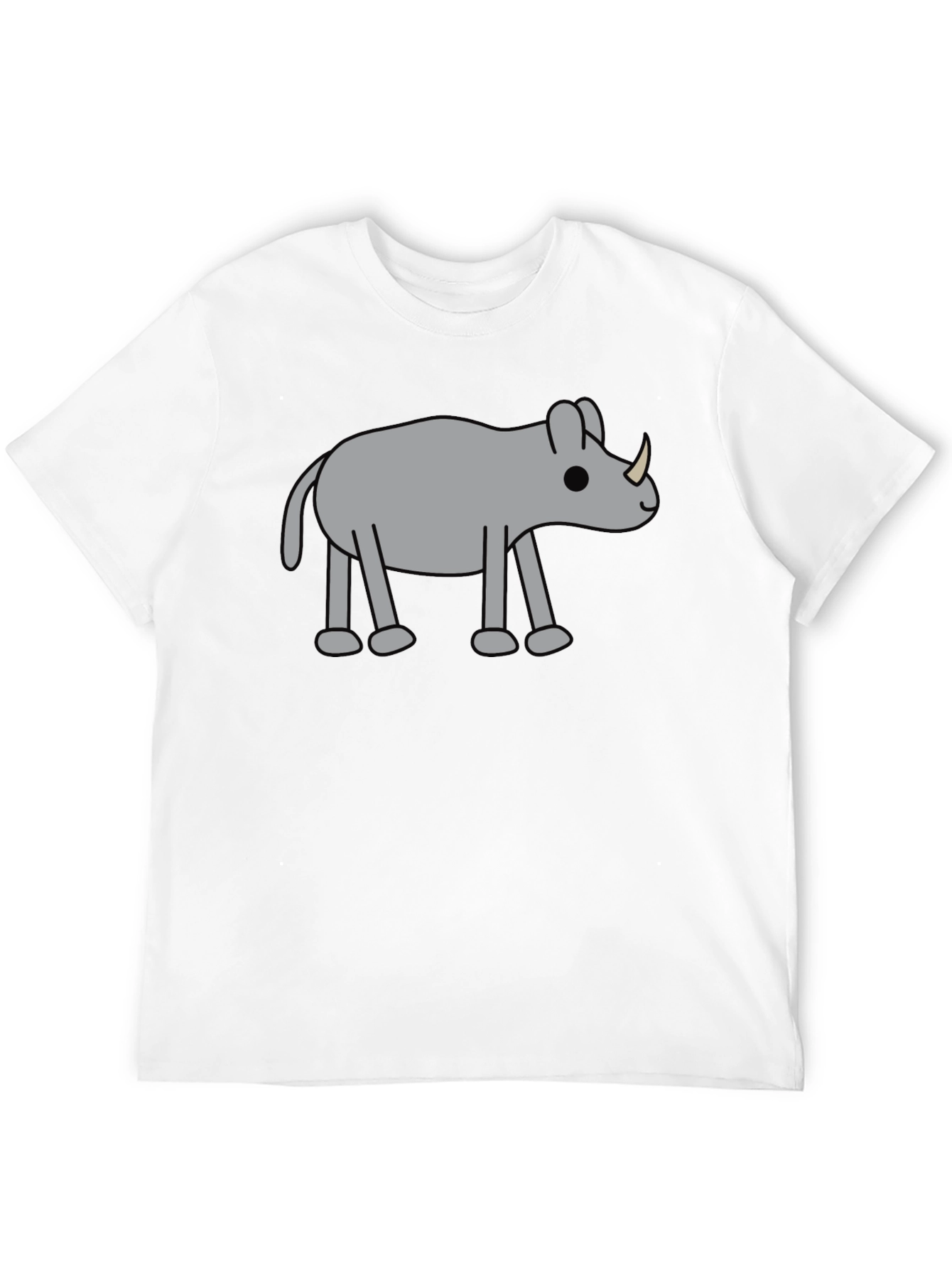 Rhino Graphic Tee - Casual Style
