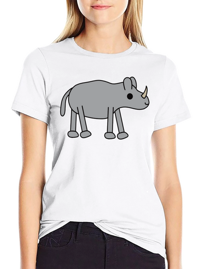 Rhino Graphic Tee - Casual Style