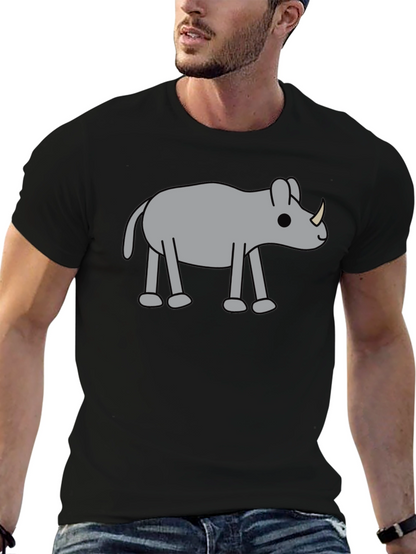 Rhino Graphic Tee - Casual Style