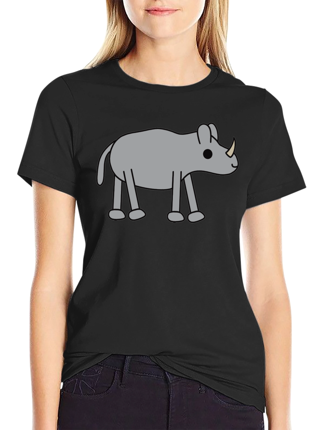 Rhino Graphic Tee - Casual Style