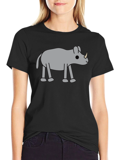 Rhino Graphic Tee - Casual Style