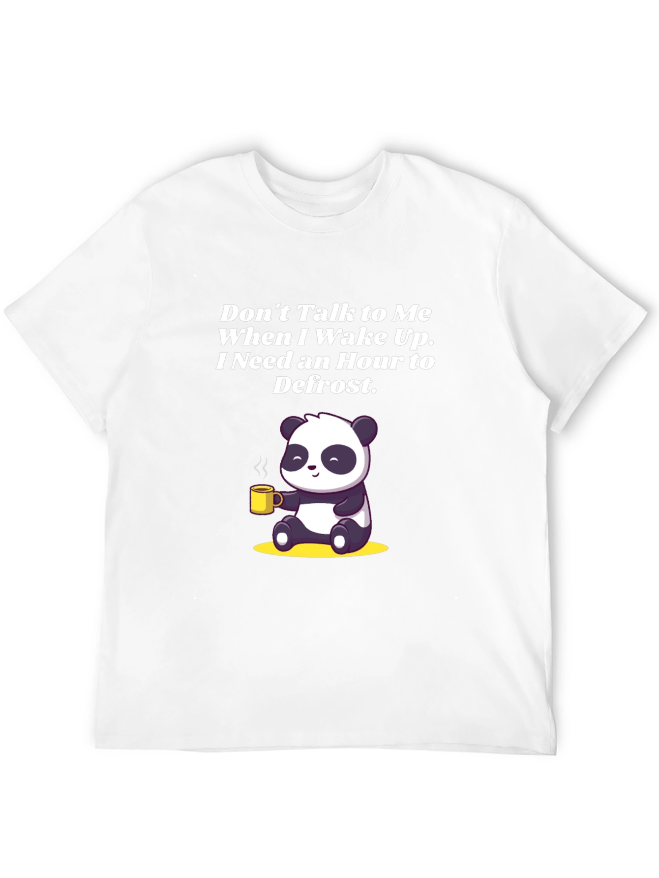 Funny Panda Coffee T-Shirt: Dont Talk to Me