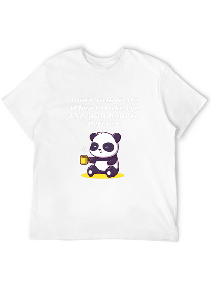 Funny Panda Coffee T-Shirt: Dont Talk to Me