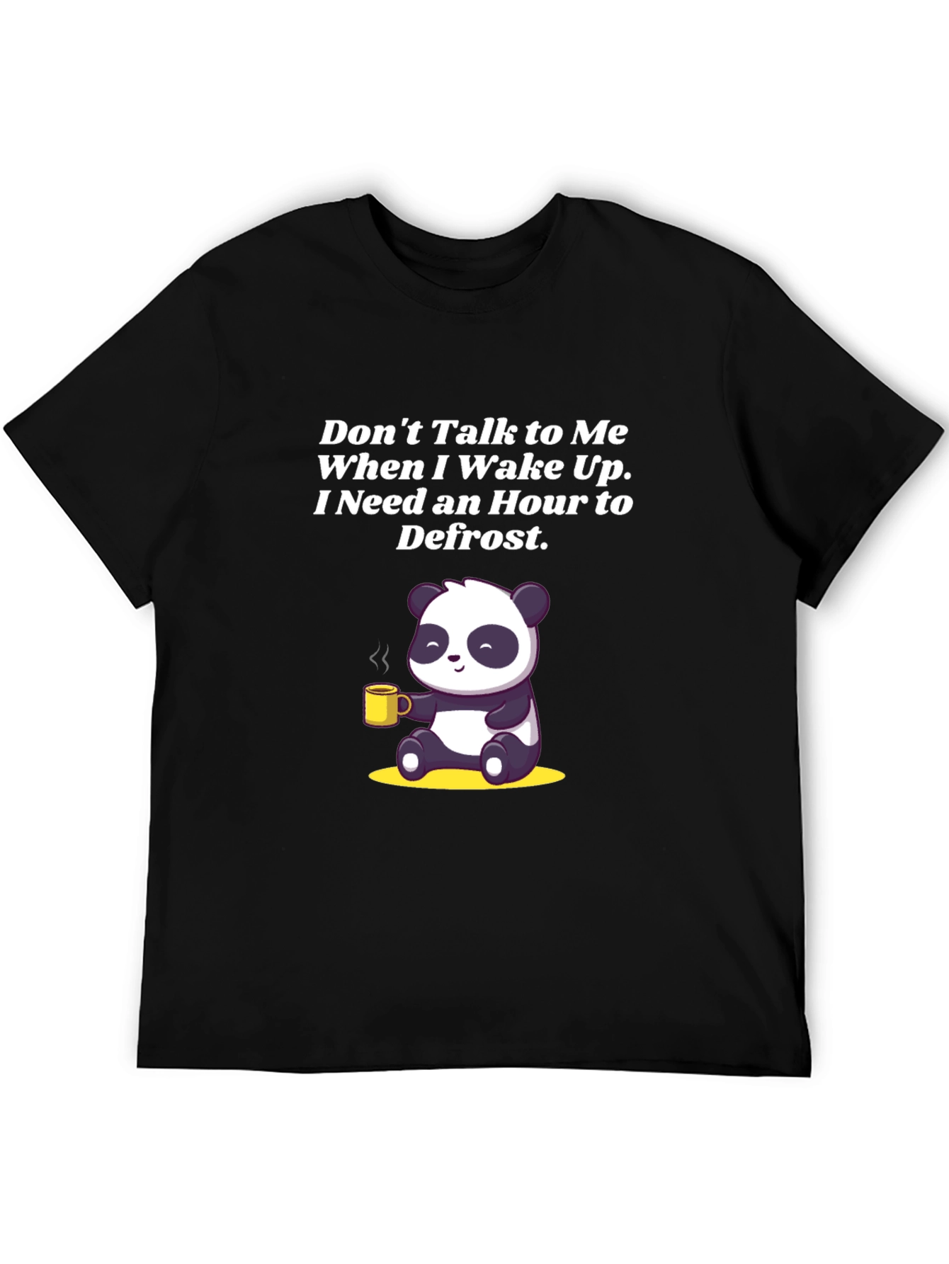 Funny Panda Coffee T-Shirt: Dont Talk to Me