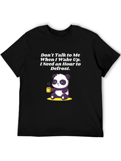 Funny Panda Coffee T-Shirt: Dont Talk to Me