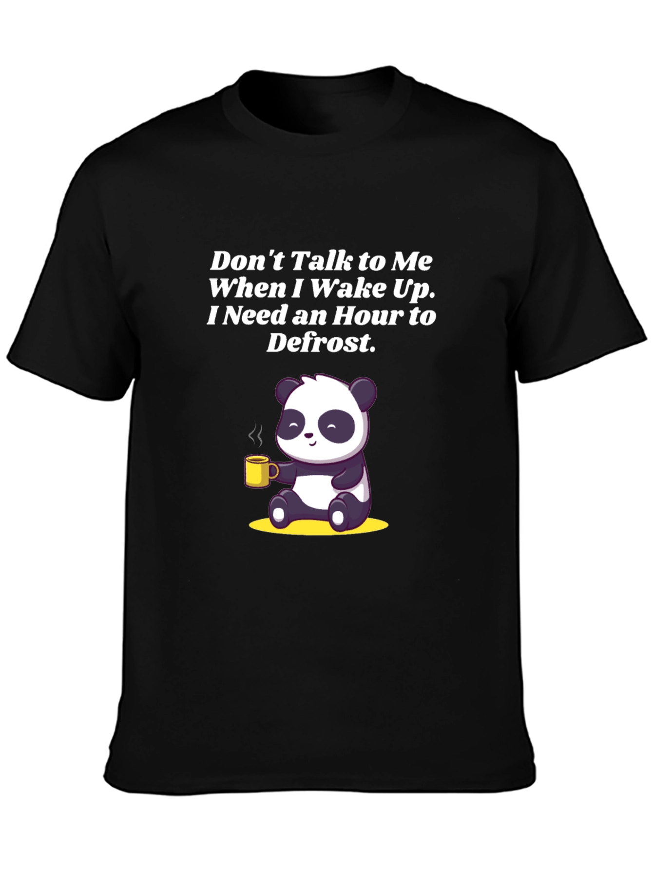 Funny Panda Coffee T-Shirt: Dont Talk to Me