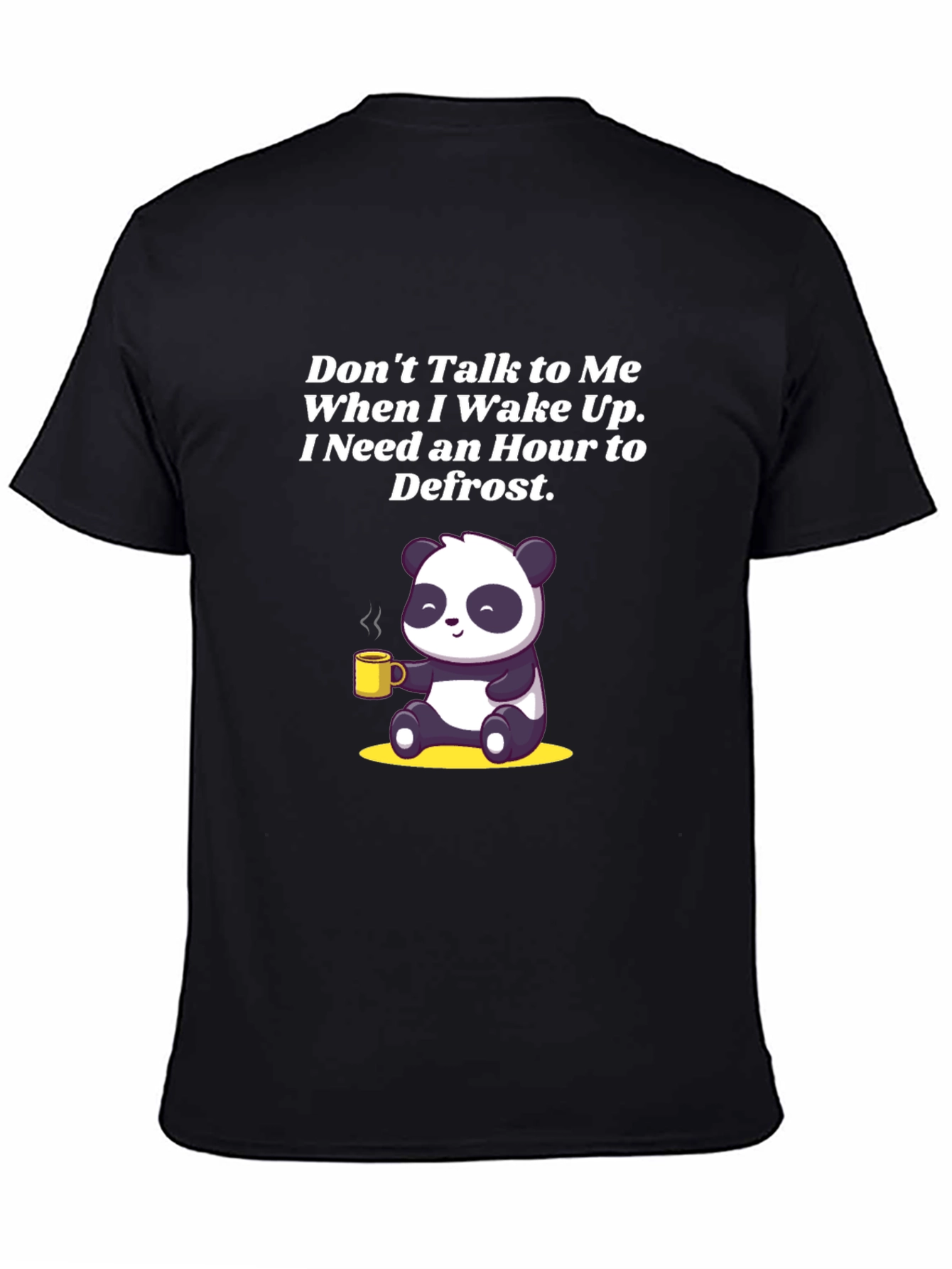 Funny Panda Coffee T-Shirt: Dont Talk to Me