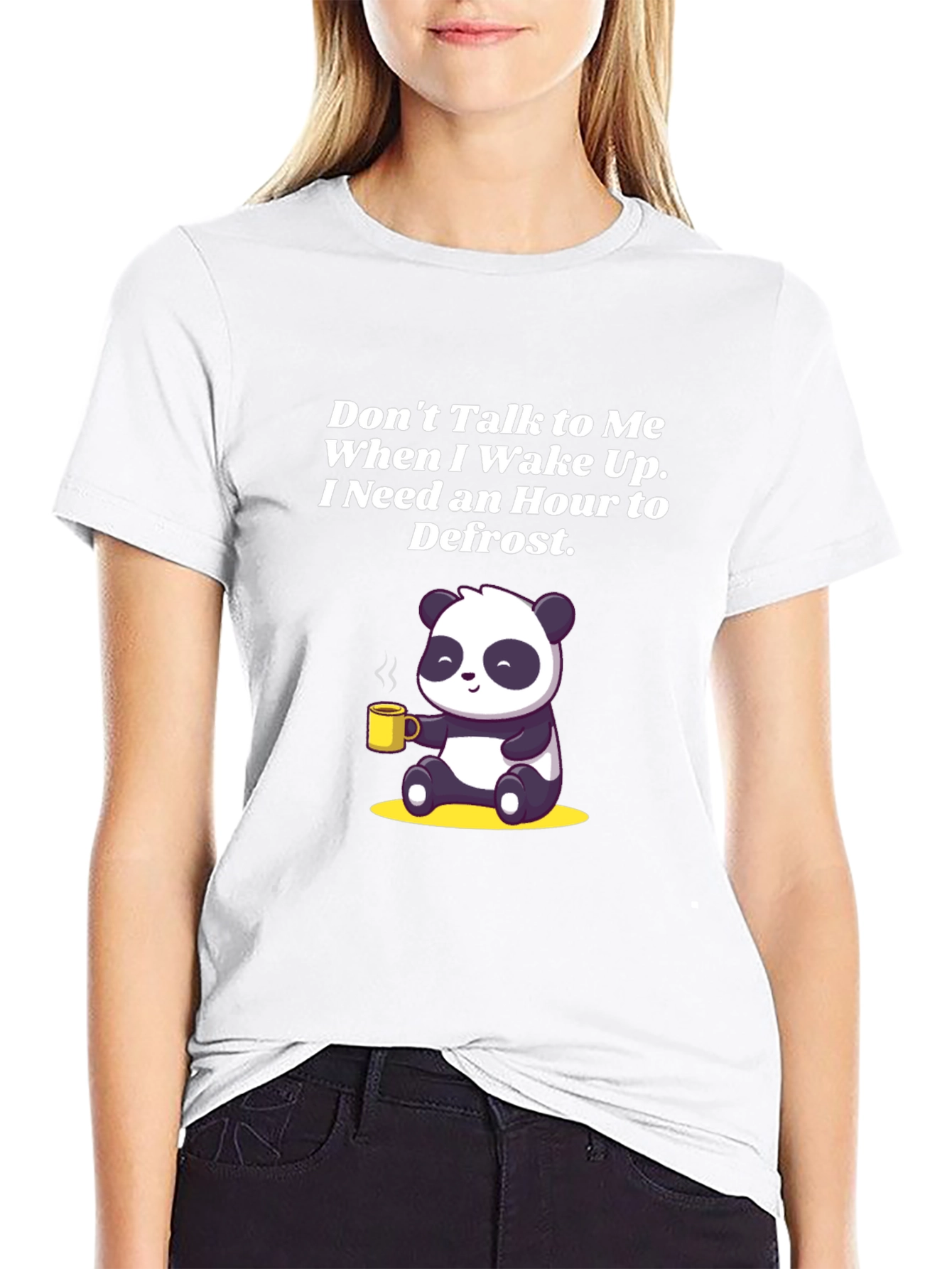 Funny Panda Coffee T-Shirt: Dont Talk to Me