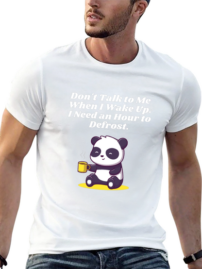 Funny Panda Coffee T-Shirt: Dont Talk to Me