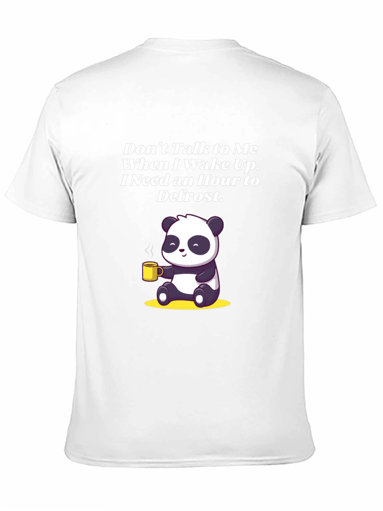 Funny Panda Coffee T-Shirt: Dont Talk to Me