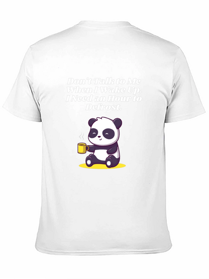 Funny Panda Coffee T-Shirt: Dont Talk to Me