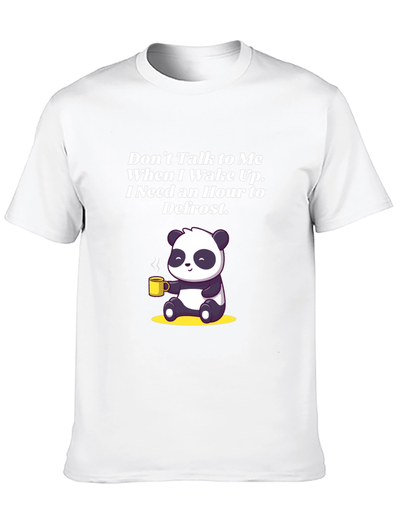 Funny Panda Coffee T-Shirt: Dont Talk to Me