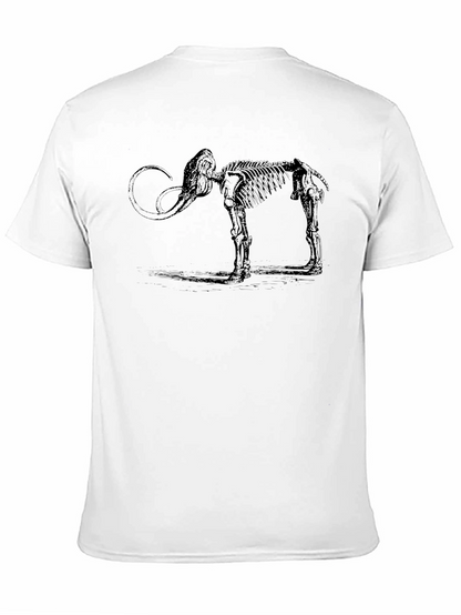 Mammoth Skeleton Graphic Tee - Black