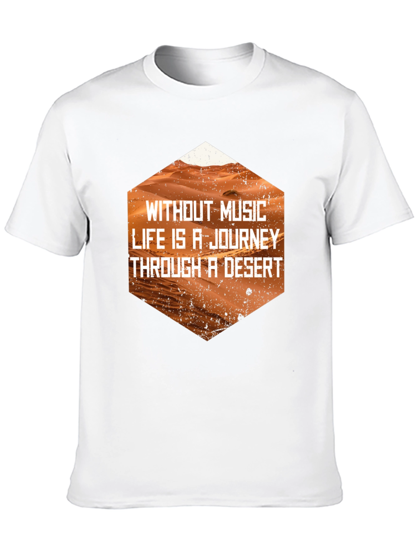 Music is Life Desert Journey Black Tee
