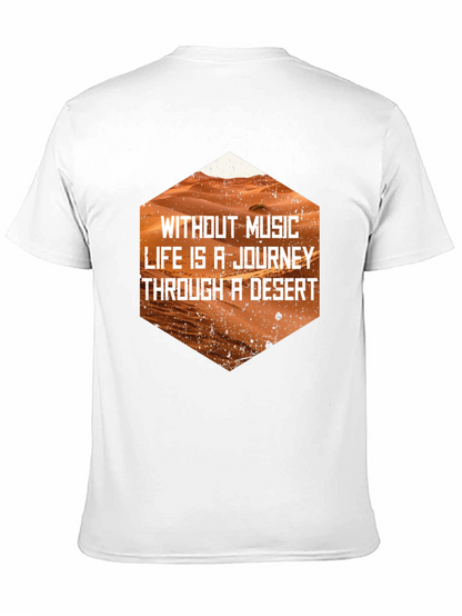 Music is Life Desert Journey Black Tee