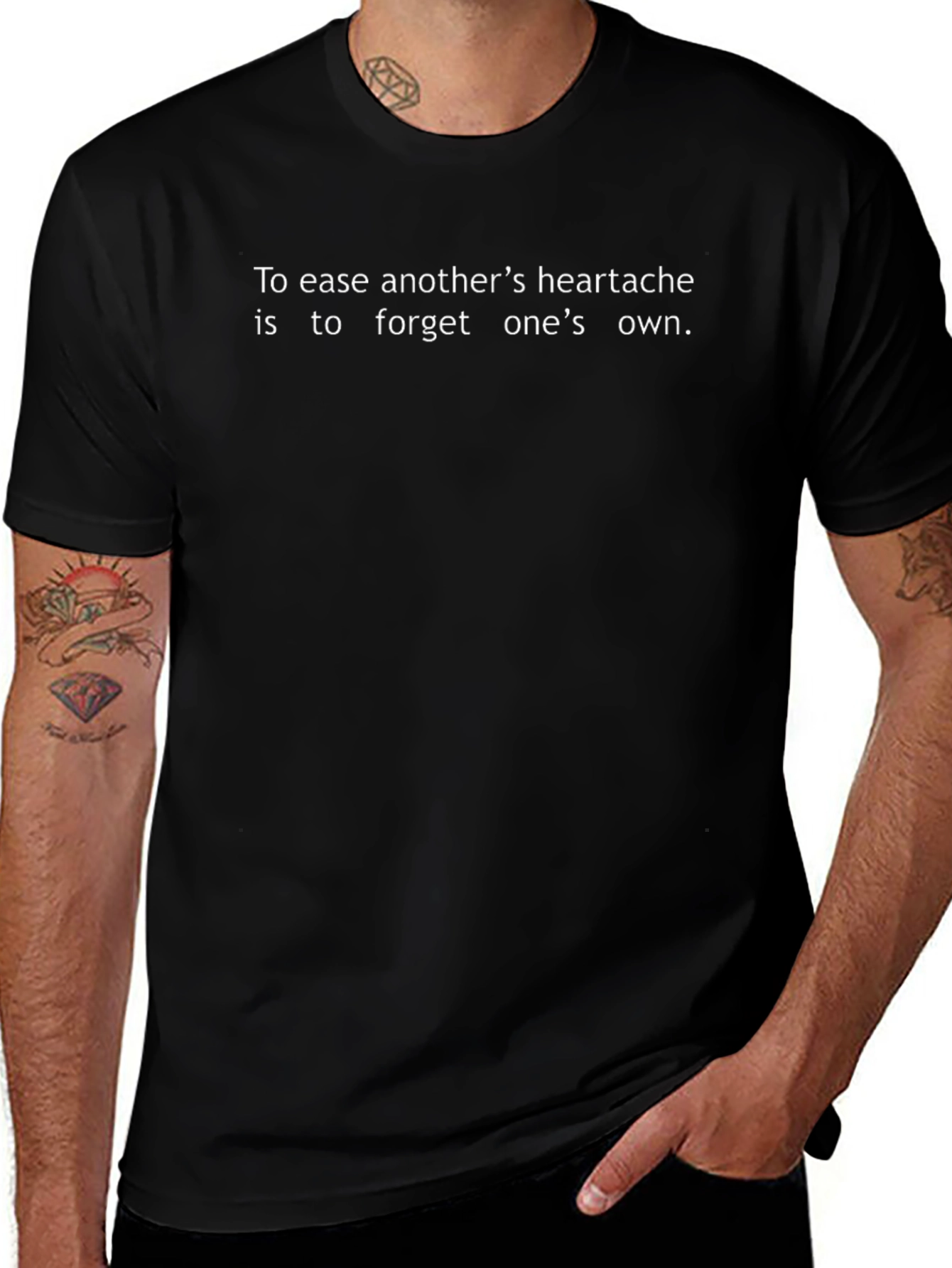 Inspirational Quote Black T-Shirt