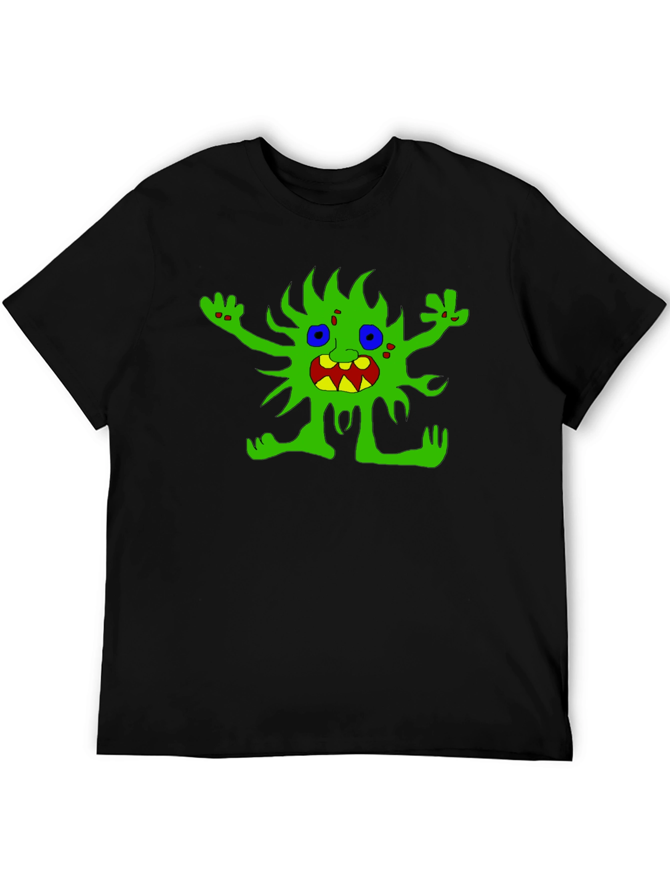 Monster Graphic Black T-Shirt