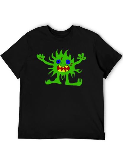 Monster Graphic Black T-Shirt