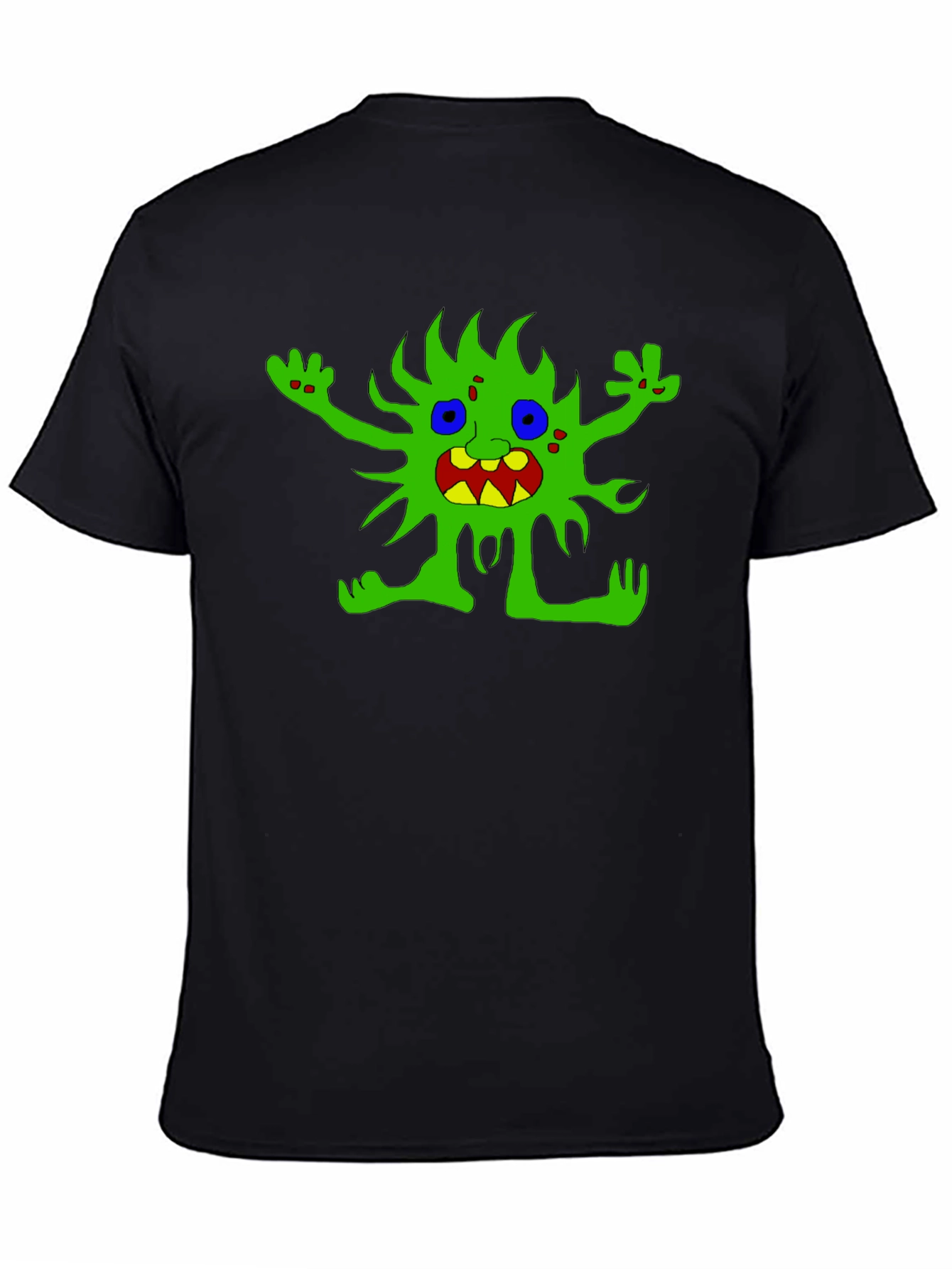 Monster Graphic Black T-Shirt
