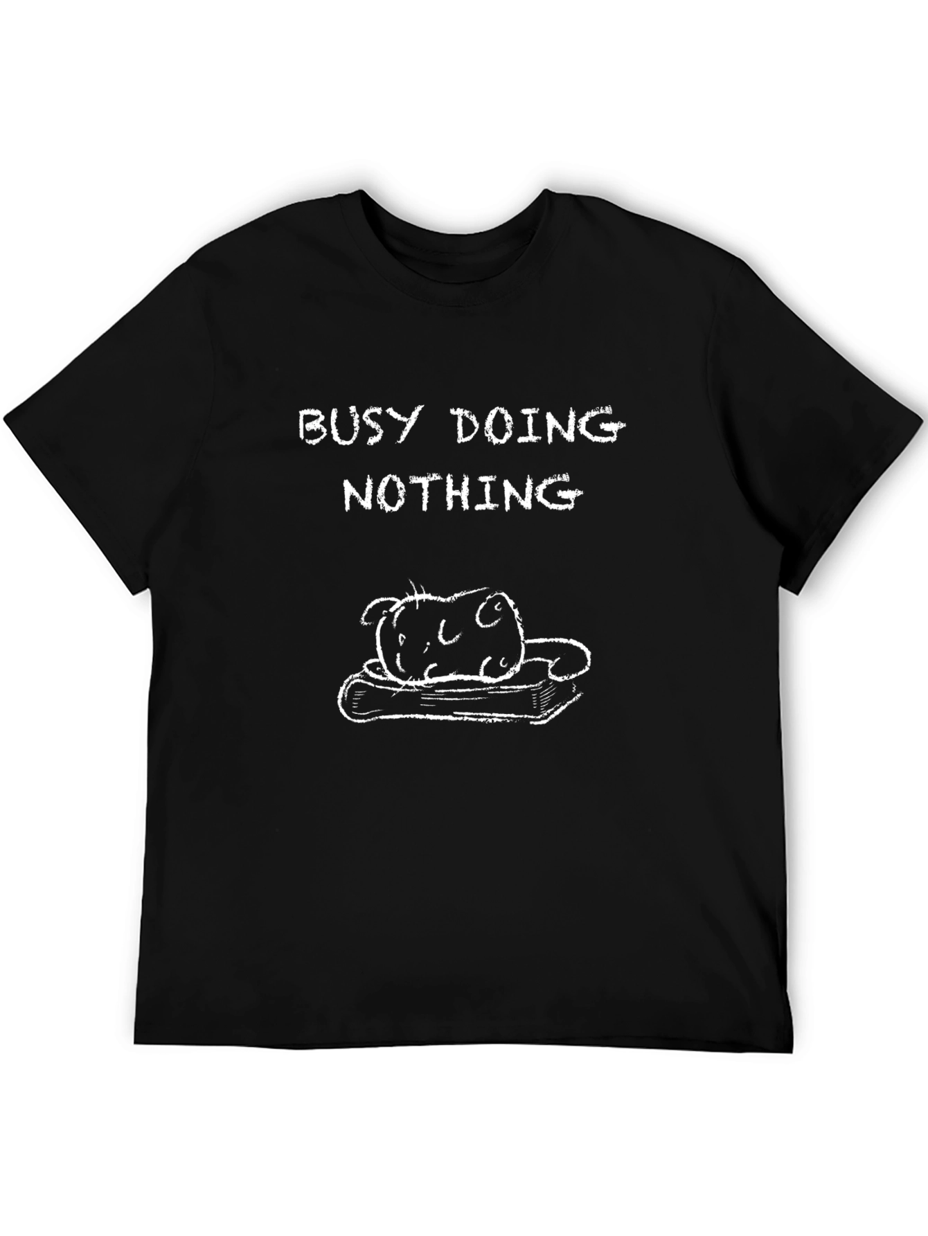 Busy Doing Nothing Cat T-Shirt