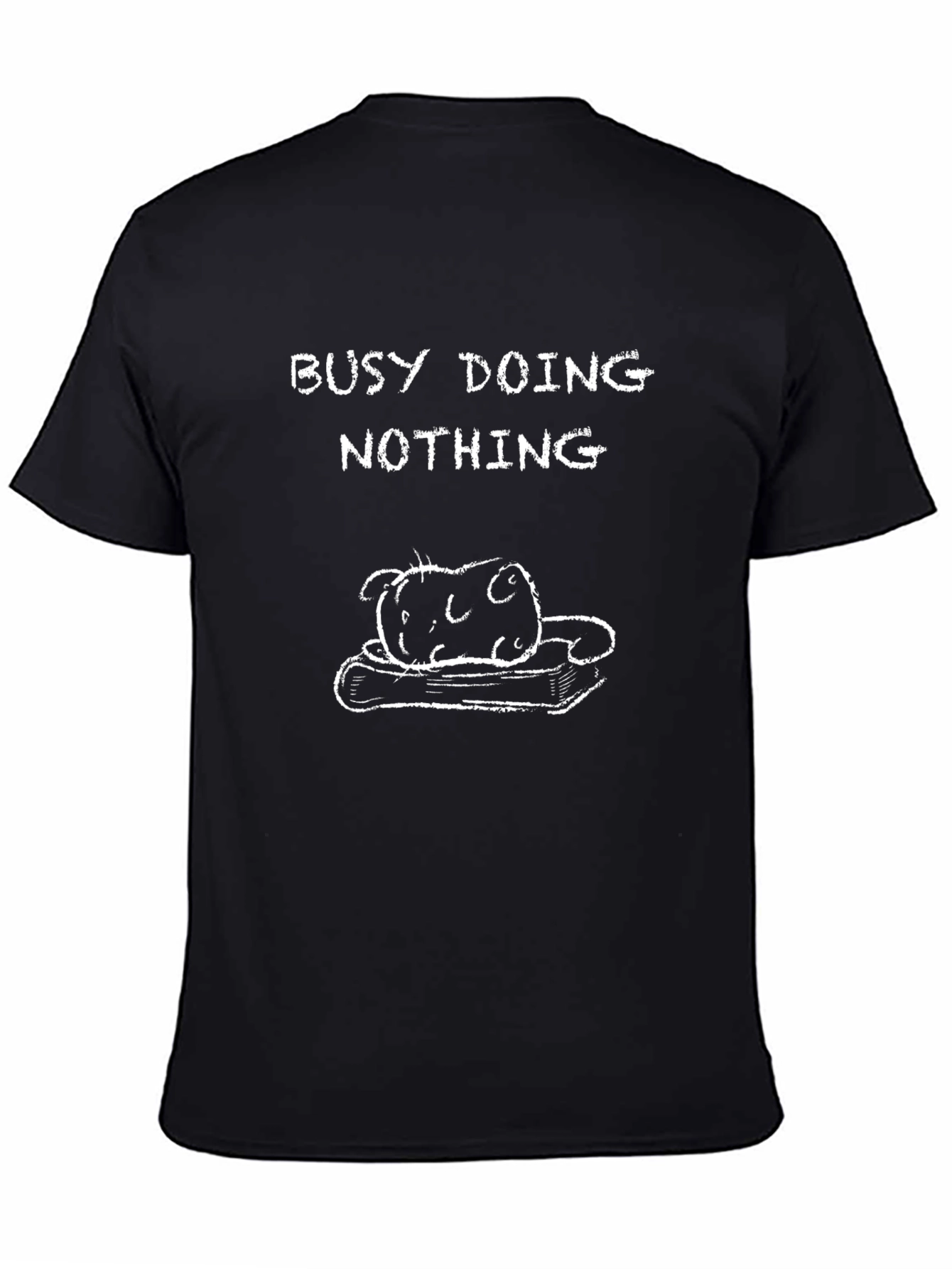 Busy Doing Nothing Cat T-Shirt