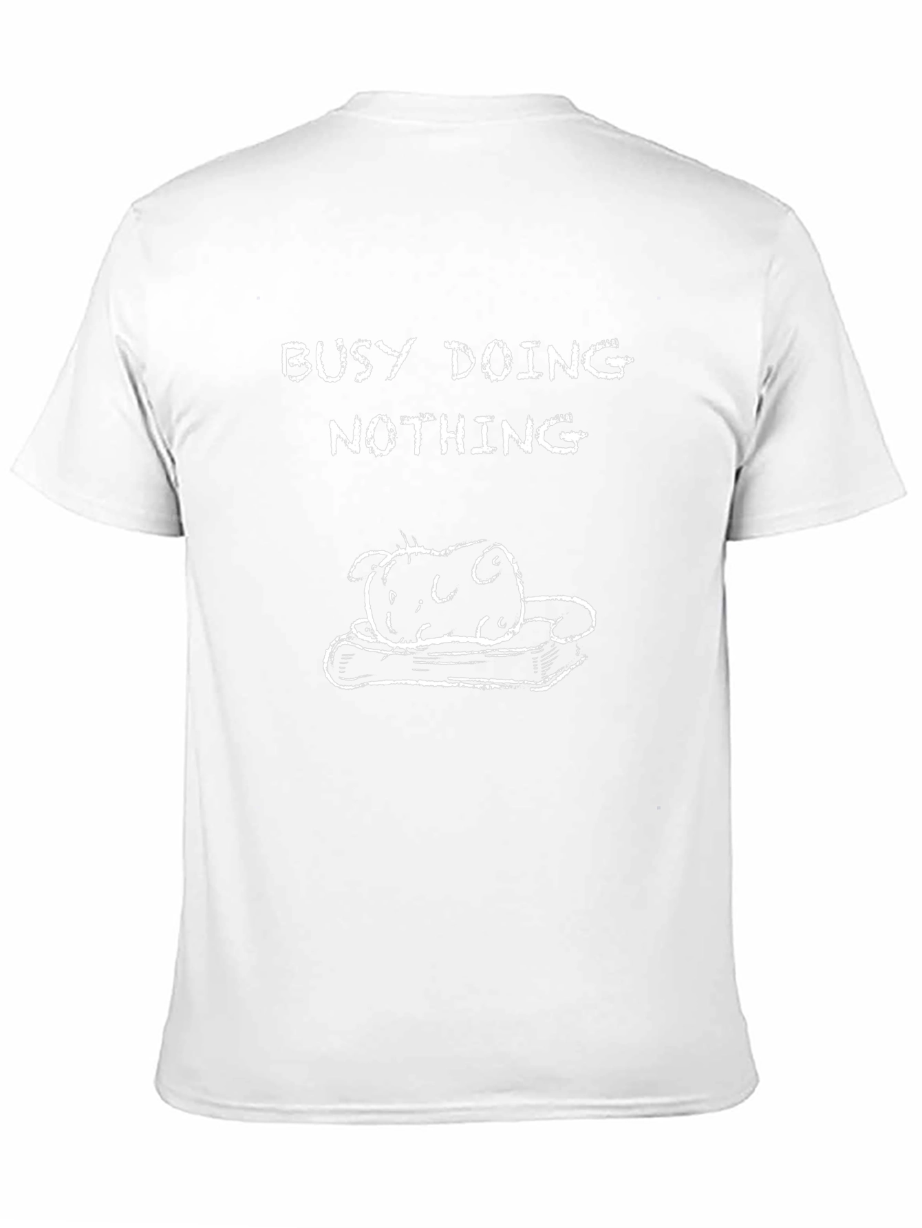 Busy Doing Nothing Cat T-Shirt