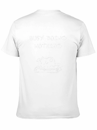Busy Doing Nothing Cat T-Shirt