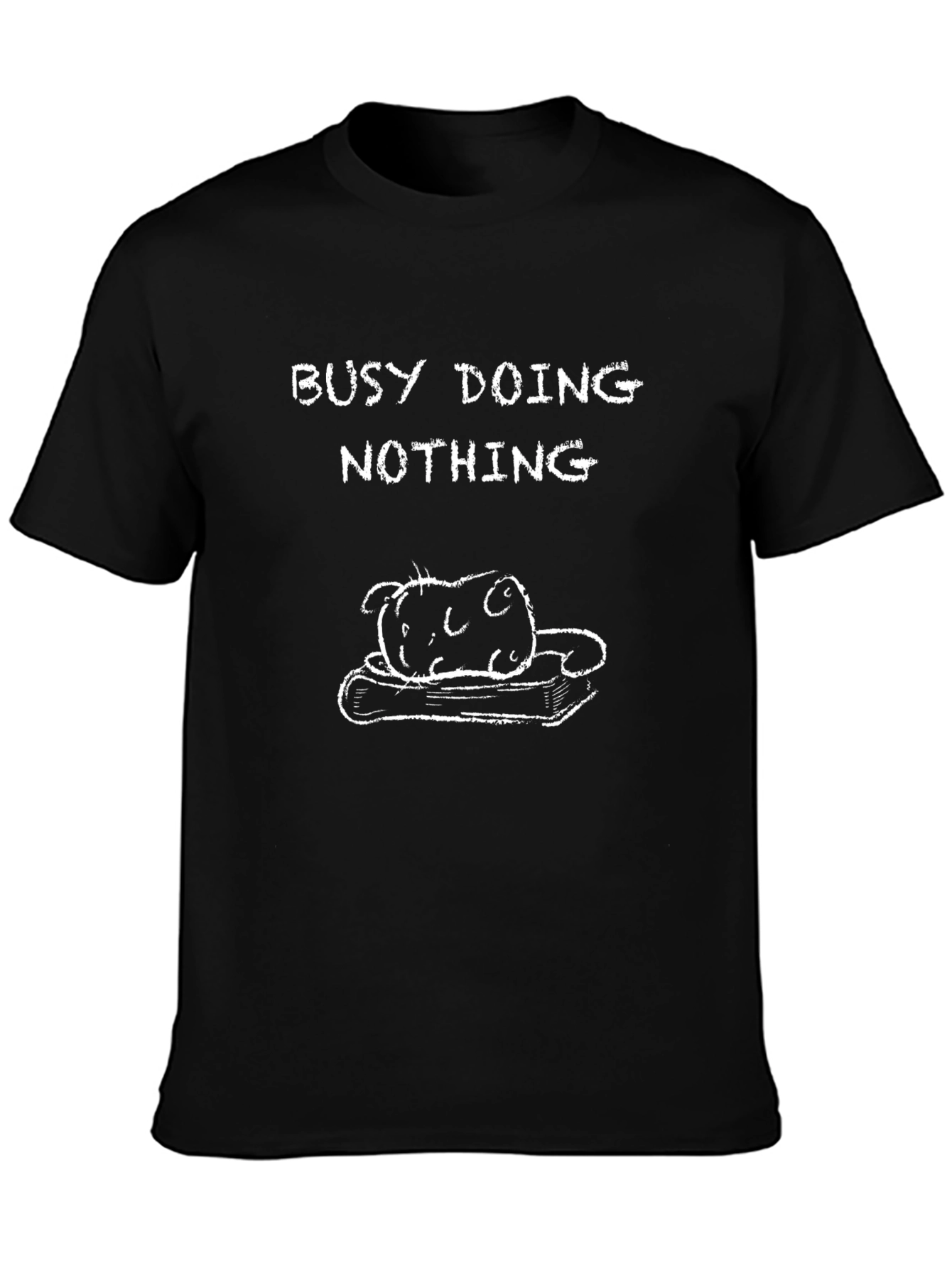 Busy Doing Nothing Cat T-Shirt