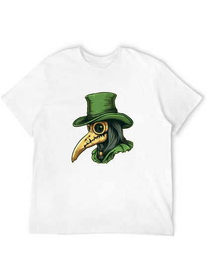 Plague Doctor Tee - Unique Graphic Print T-Shirt