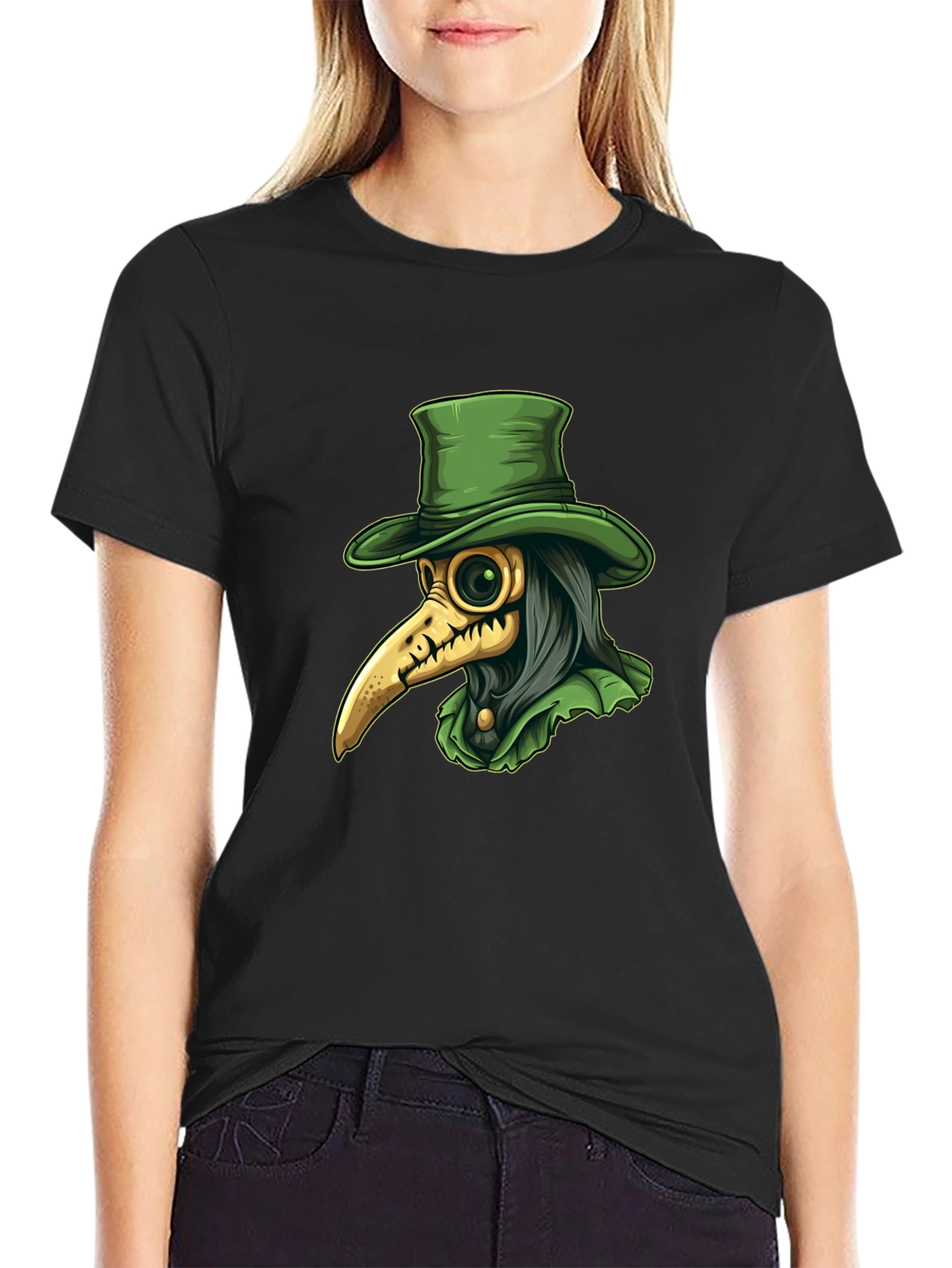 Plague Doctor Tee - Unique Graphic Print T-Shirt