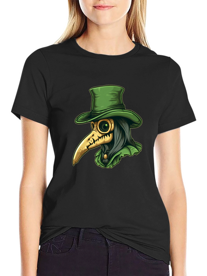 Plague Doctor Tee - Unique Graphic Print T-Shirt